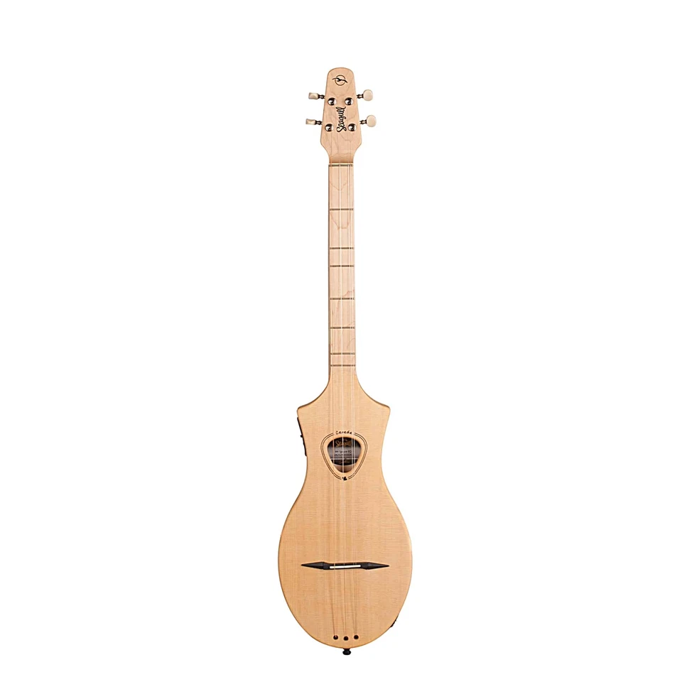 Gaviota M4 Abeto Acústico-Eléctrico Merlín Dulcimer, Abeto Natural con Ecualizador Foto 1 de 1