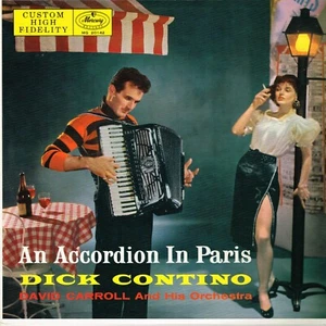 DICK CONTINO an accordion in paris U.S. MERCURY LP MG-20142_orig 1956 GLAMOUR - Picture 1 of 4