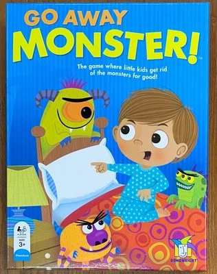 2016 Gamewright Games Go Away Monster. Used, Complete, in Excellent Condition! - Image 1 of 4