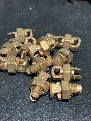 12 BURNDY KS20 Split-Bolt Servit Wire Connector Copper NEW - Image 1 of 3