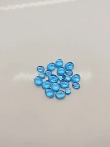 Nanocrystal Cabochons Mixed – 20pcs, 70cts Glossy Colorful Set - Picture 1 of 3
