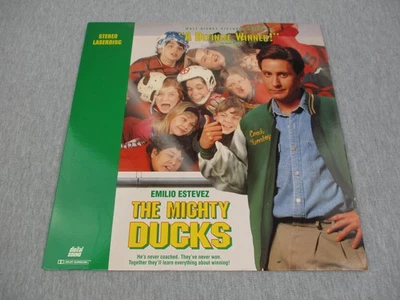 Vintage The Mighty Ducks LaserDisc Walt Disney Home Video Emilio Estevez PG - Image 1 of 4