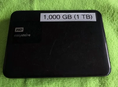 Western Digital 1 TB External Hard Drive - 1,000 GB - WoW LQQK!! - Image 1 of 4