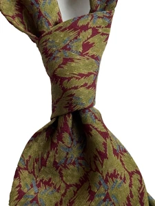 Men's Giorgio Armani Cravatte Wine 100% Silk Neck Tie - Picture 1 of 4