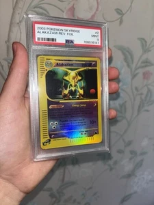 2003 POKEMON SKYRIDGE 2/144 Alakazam-Reverse Foil PSA 9 - Picture 1 of 3