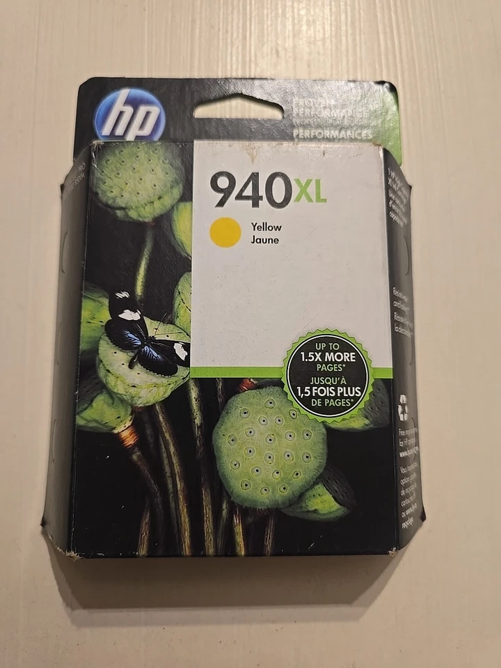 Brand NEW Sealed OEM GENUINE - HP 940XL Yellow INK CARTRIDGE - C4909AN - Image 1 of 1