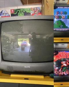 Sanyo DS25320 25” CRT 2002 Tested Works! Retro Gaming - Picture 1 of 9