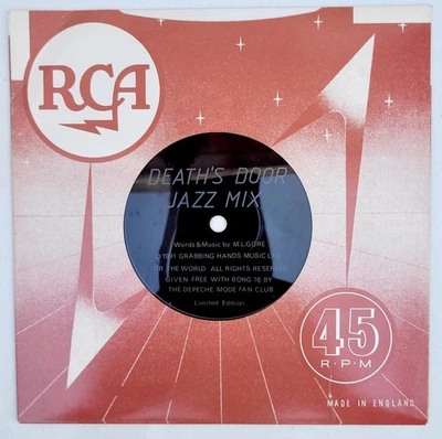 Depeche Mode - Death's Door (Jazz Mix). Limited Edition 7" Flexi. 1992. MINT - Image 1 of 2