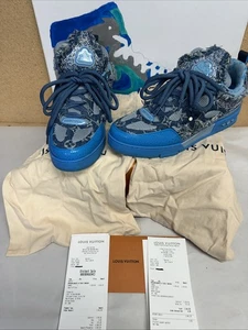 Louis Vuitton Skate Sneaker Blau Swarovski Monogram Größe 12 LV (13 US) - Bild 1 von 16