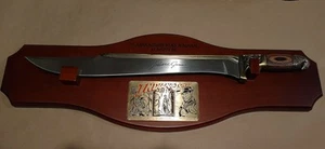 1997 Indiana Jones Khyber Bowie Knife w/ Wall Mount Display U1119 United Cutlery - Picture 1 of 4
