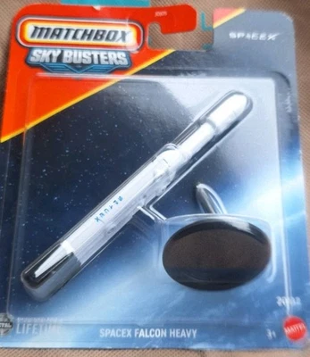 Matchbox Sky Busters Space X Falcon Heavy.  Rocket Inc Stand | 20/32 |   - Image 1 of 3