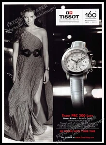Tissot Watch 2010s Magazine Print Advertisement 2013 Danica Patrick Swiss - Picture 1 of 1