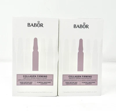 Babor Collagen Firming Ampoule Serum Concentrates 7 x 2mL Per Box 2 Boxes - Image 1 of 4