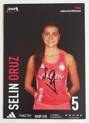 Selin Oruz Autogrammkarte DHB Deutscher Hockey Bund Deutschland WM 2025 - Bild 1 von 2