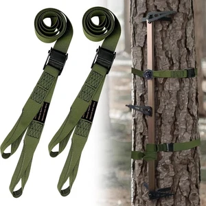 Hunting Climbing Stick Replacement Straps Heavy Duty Tree Stand 2 PACK - Picture 1 of 7