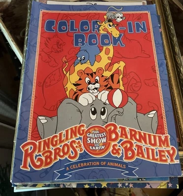 Ringling Bros And Barnum & Bailey Circus Color-In Coloring Book - Image 1 of 4
