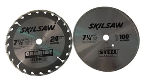 Skilsaw Blade Lot 24 Tooth And 100 Tooth Brand New - Picture 1 of 1