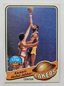 Tarjeta de baloncesto 1979 Topps Kareem Abdul-Jabbar excelente - Imagen 1 de 2