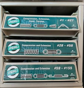 Hillman Hardware Larger Cab 3 Drawer Steel Organizer w/Springs Assorted #5969. - Picture 1 of 6