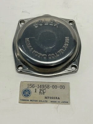 Cubierta de carburador Yamaha XS1 cubierta de diaframa nueva OEM 256-14958-00-00 SOLEX Foto 1 de 3