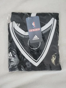 NEW Adidas Jeremy Lin Brooklyn Nets Black Swingman Authentic Jersey Size S +2” - Picture 1 of 5