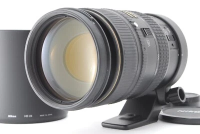 [MINT w/ HB-24 Hood] Nikon AF VR NIKKOR 80-400mm F/4.5-5.6 D ED Lens From JAPAN - Image 1 of 4