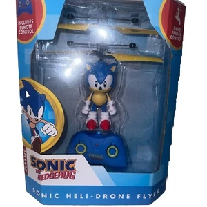 Classic Sonic The Hedgehog Hand Sensor Control HELI-DRONE FLYER & Remote Control - Picture 1 of 5
