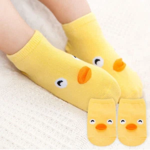 NUOVE calze alla caviglia neonato bambino cartone animato pulcino Pasqua calze antiscivolo TAGLIA S - Foto 1 di 1
