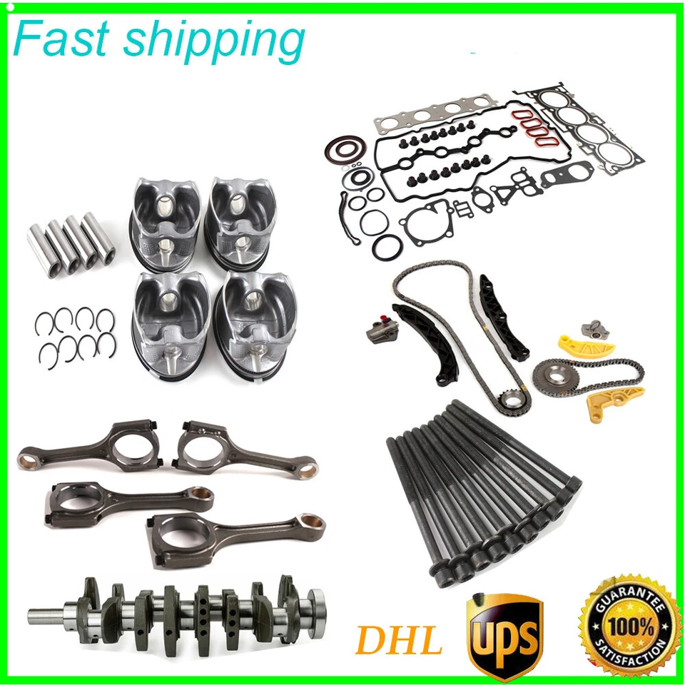 Overhaul Rebuilding Kit-Pistons/ Con Rod/ Crankshaft 224412GGA1 For Tucson G4KJ - Image 1 of 1