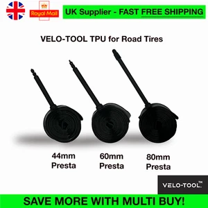 2x TPU inner tube 700X25-35 ROAD Durable Reliable Better Rolling Res VELOTOOL - Picture 1 of 15