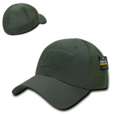 Olive Drab Tactical Operator Malla Estructurada Flex Ajustado Parche Gorra Talla S/M + L/XL Foto 1 de 3