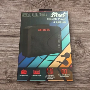 AIWA STREET CASSETTE PLAYER & EARBUDS BRAND NEW!!!!! - Picture 1 of 5