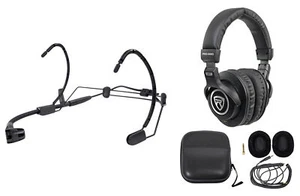 AKG C520 L Headset Microphone Vocal Condenser Mic For Presentations + Headphones - Picture 1 of 10