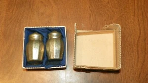 Vintage Neusilber Presto C C C USA S&P Shaker mit Box - Bild 1 von 7