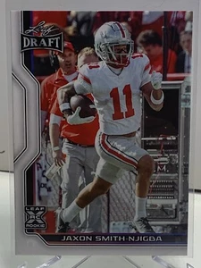 Jaxon Smith-Njigba 2023 Leaf Draft RC #B1-9 Seattle Seahawks Ohio State Buckeyes - Picture 1 of 2