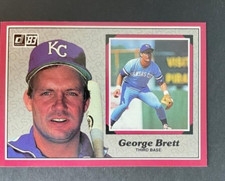 1983 Donruss Action AllStars GEORGE BRETT # 42 - NM CONDITION - 3 1/2"x5"