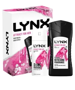 Lynx Attract for Her Bodyspray and Bodywash Duo Geschenkset - Bild 1 von 5