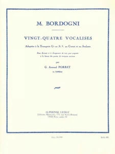 24 Gesänge adaptiert für Trompete Noten Giulio Marco Bordogni 048181350 - Bild 1 von 1