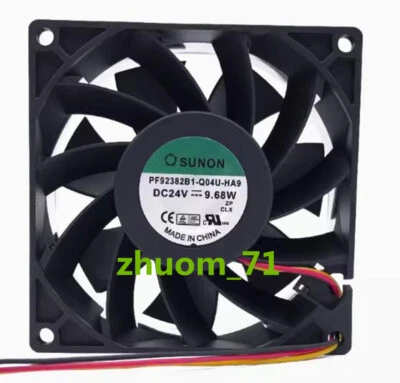 1PC SUNON PF92382B1-Q04U-HA9 24V 3-Pin 9.68W 9038 inverter fan - Image 1 of 4