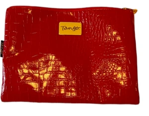 Tango Women's Clutch Bag Red Purse Handbag 100% Polyester 8" x 11" - Picture 1 of 7