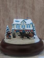 Thomas Kinkade’s Hawthorne Village Victorian Lights Christmas Eve #A1961 GUC