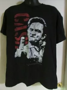JOHNNY CASH MITTELFINGER 2XS GEBRAUCHT 2012 OFFIZIELLES WIDERRUFLICHES VERTRAUEN SHIRT SEHR GUTER ZUSTAND - Bild 1 von 5