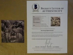 Autographed Korn Signed Requiem CD Insert Beckett COA LOA - Picture 1 of 12
