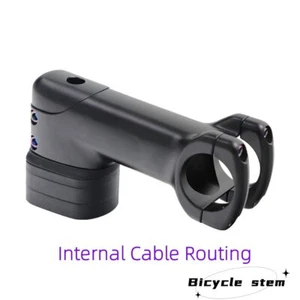 Road Bicycle Stem 28.6-31.8mm Aluminum Internal Routing Bike Stems with Spacer - Picture 1 of 24