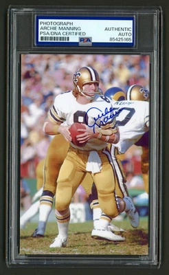 Archie Manning Signed Photo (PSA) New Orleans Saints Auto - Image 1 of 2