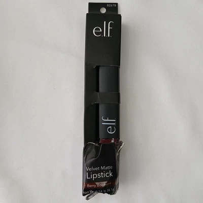 Elf Velvet Matte Lipstick #82678 Berry Bordeaux New In Box Sealed - Image 1 of 3