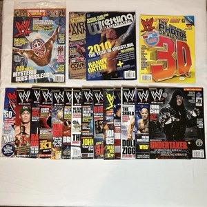 WWE Magazine Lot Of 16 From 2008- 2013 Plus 2 Pro Wrestling Illustrated 2011 - Foto 1 di 22