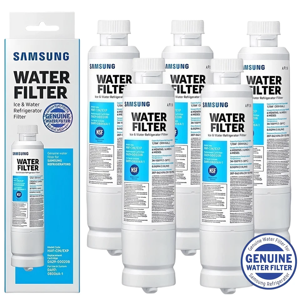 2/4/6 x New Genuine Samsung DA29-00020B HAF-CIN/EXP Refrigerator Water Filter US - Image 1 of 4