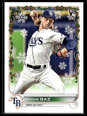 Shane Baz *ROOKIE CARD* (RC) 2022 Topps Holiday #HW41 - Image 1 of 2