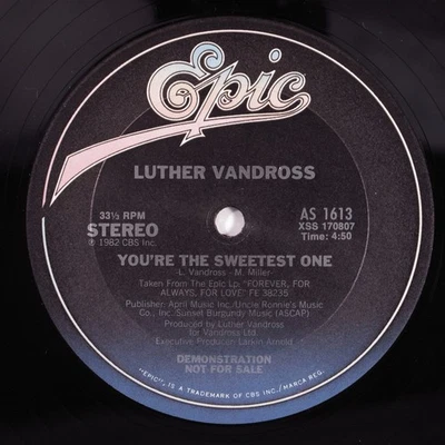 LUTHER VANDROSS You're The Sweetest One EPIC 12" NM promo HEAR - Image 1 of 2